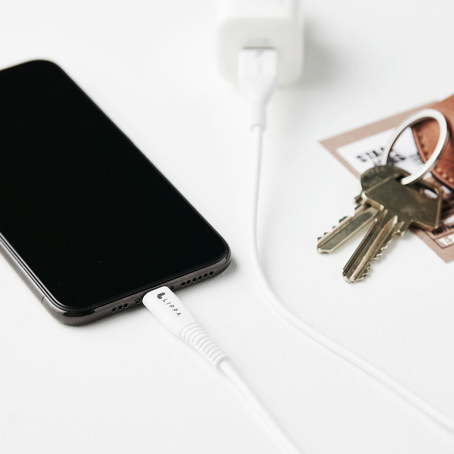 5-pak - USB-A til MFi Lightning kabel, hvid