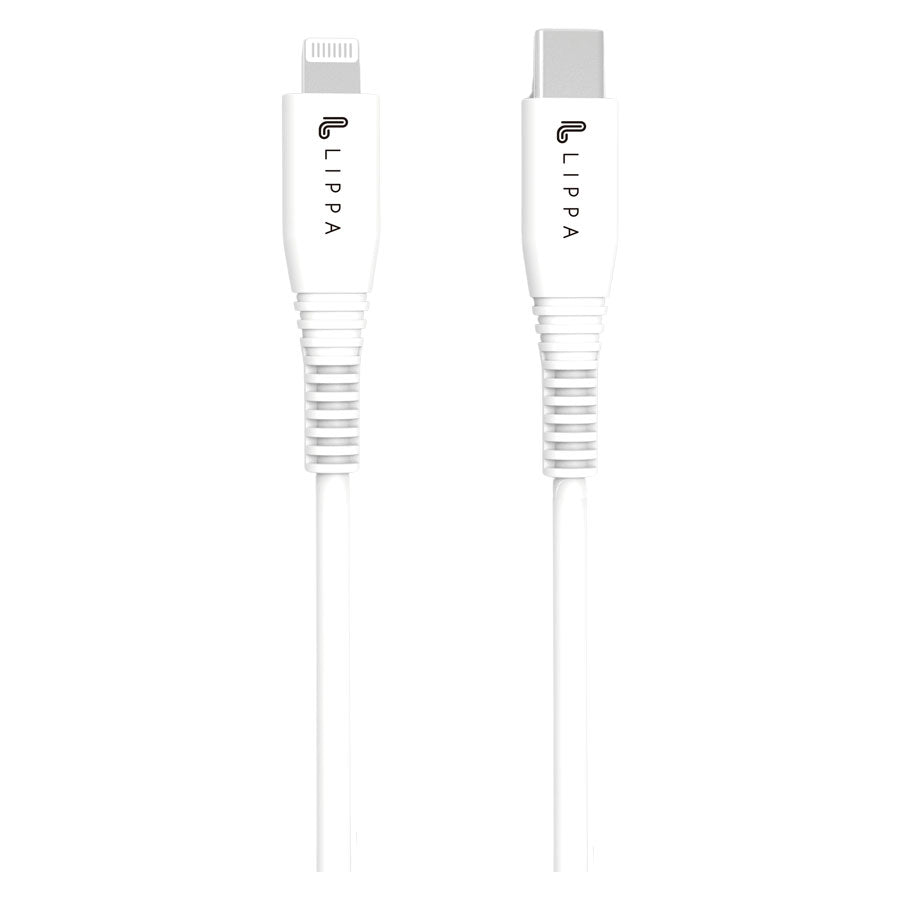 USB-C to MFi Lightning cable 2 m, White