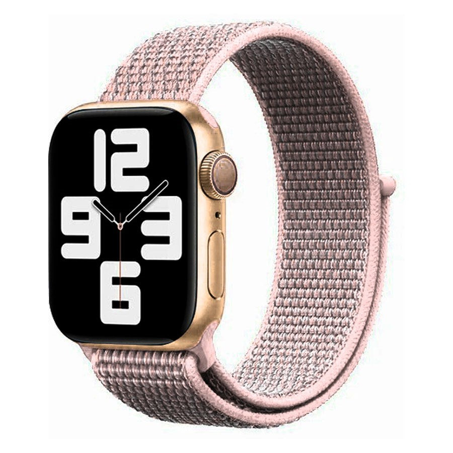 LPAW107 Lippa Apple Watch Nylonrem 42 44 45 49, Rose Gold 1