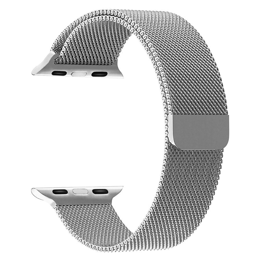 LPAW124 Lippa Apple Watch Rustfri Stål Rem 42 44 45 49, Sølv 1 (1)