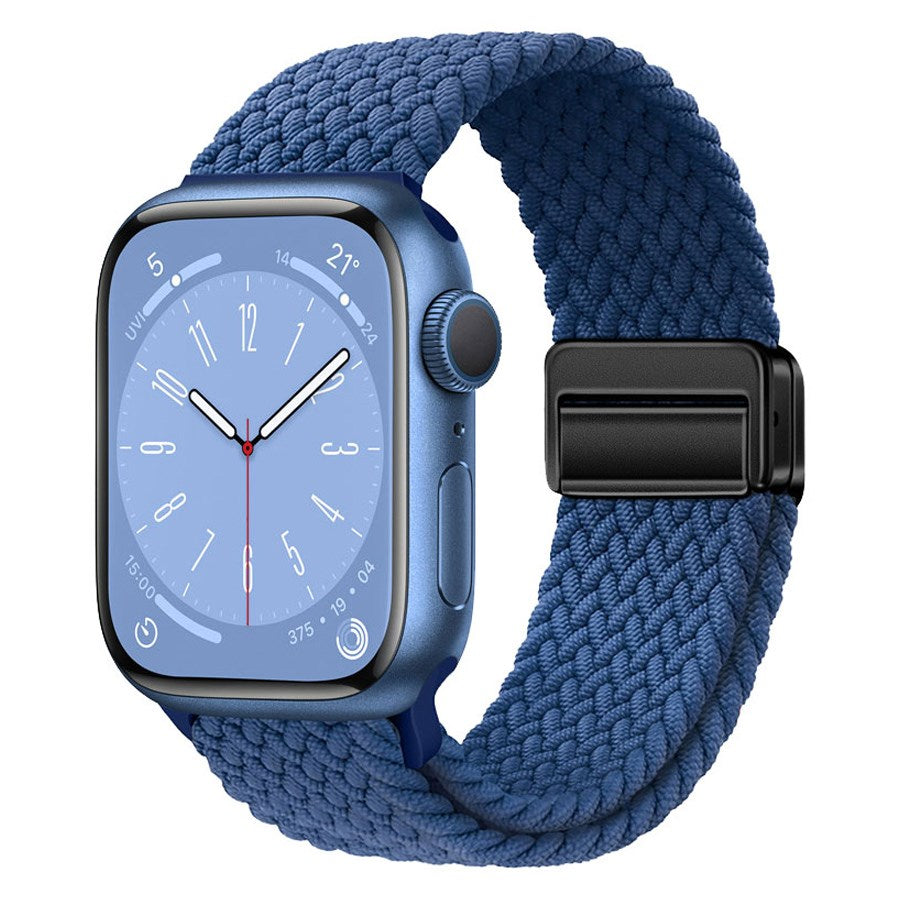 LPAW145 Lippa Apple Watch Nylon Strap Incl. Magnetic Lock 42 (Series1,2,3) 44 45 46 49Mm, Blue 1