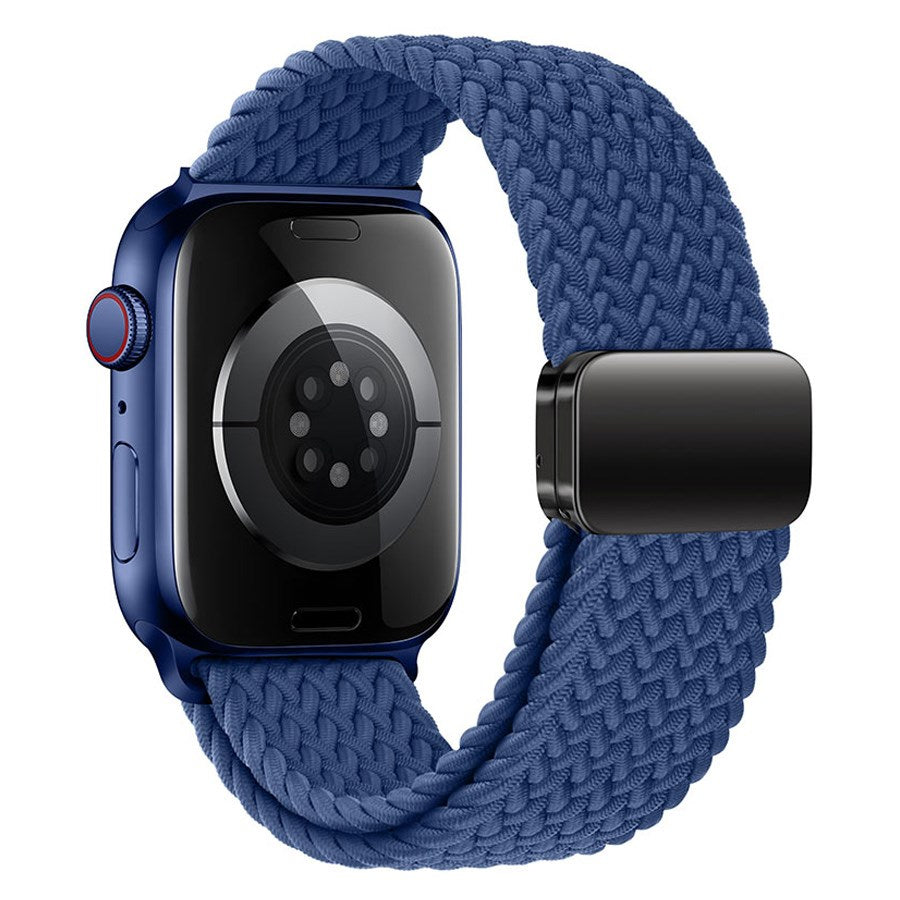 LPAW145 Lippa Apple Watch Nylon Strap Incl. Magnetic Lock 42 (Series1,2,3) 44 45 46 49Mm, Blue 2