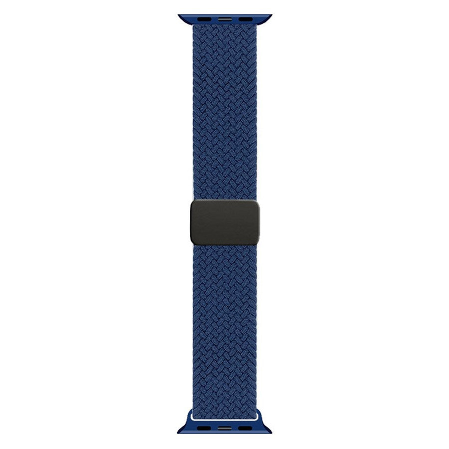 LPAW145 Lippa Apple Watch Nylon Strap Incl. Magnetic Lock 42 (Series1,2,3) 44 45 46 49Mm, Blue 4