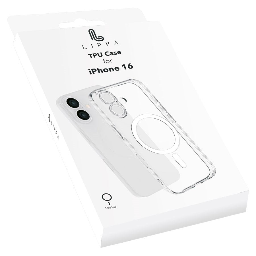LPCOVER0015 Lippa Magsafe Iphone 16 Cover,Clear 3