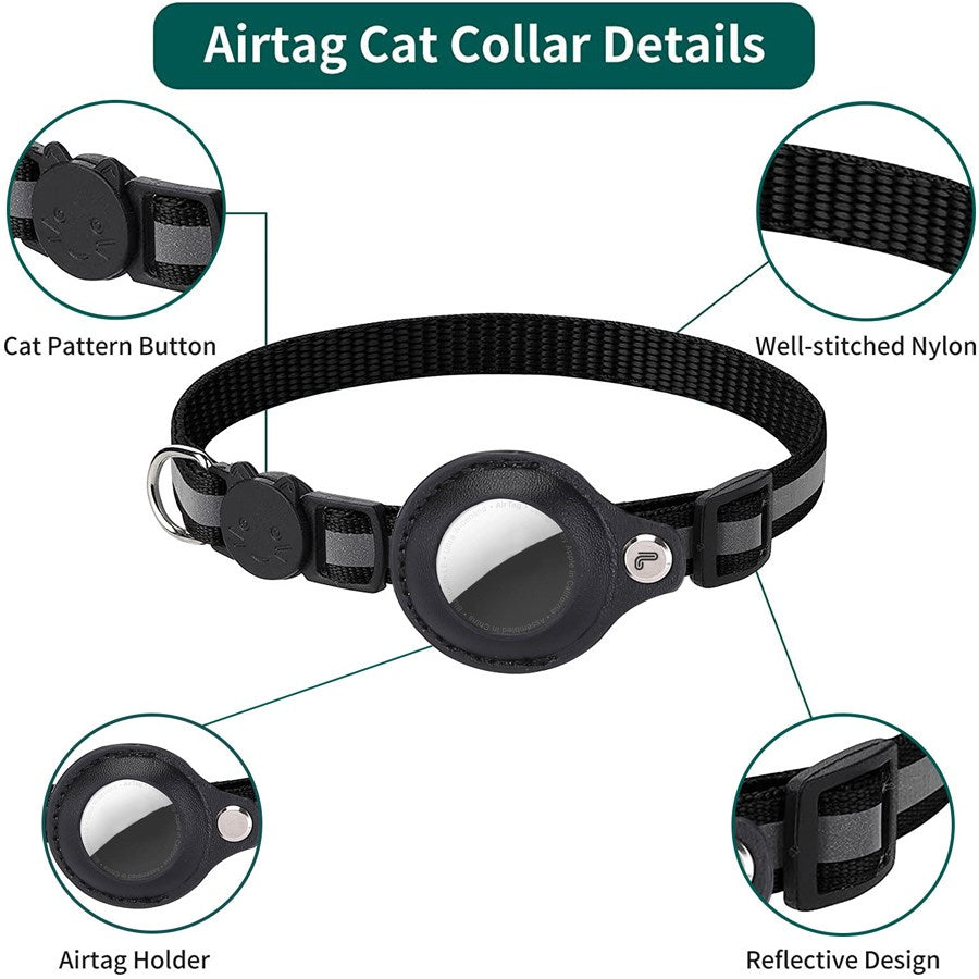 LPCOVER0024 Lippa Collar For Cats And Dogs, 22 32 Cm, Black 4