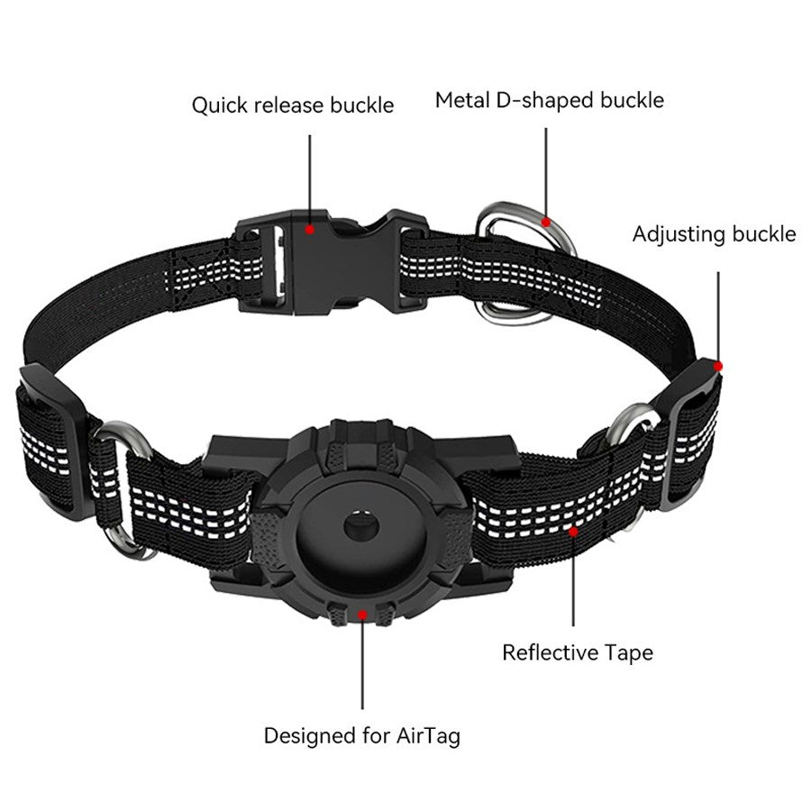 LPCOVER0030 Lippa Collar For Dogs, Size M 36 42 Cm, Black 2