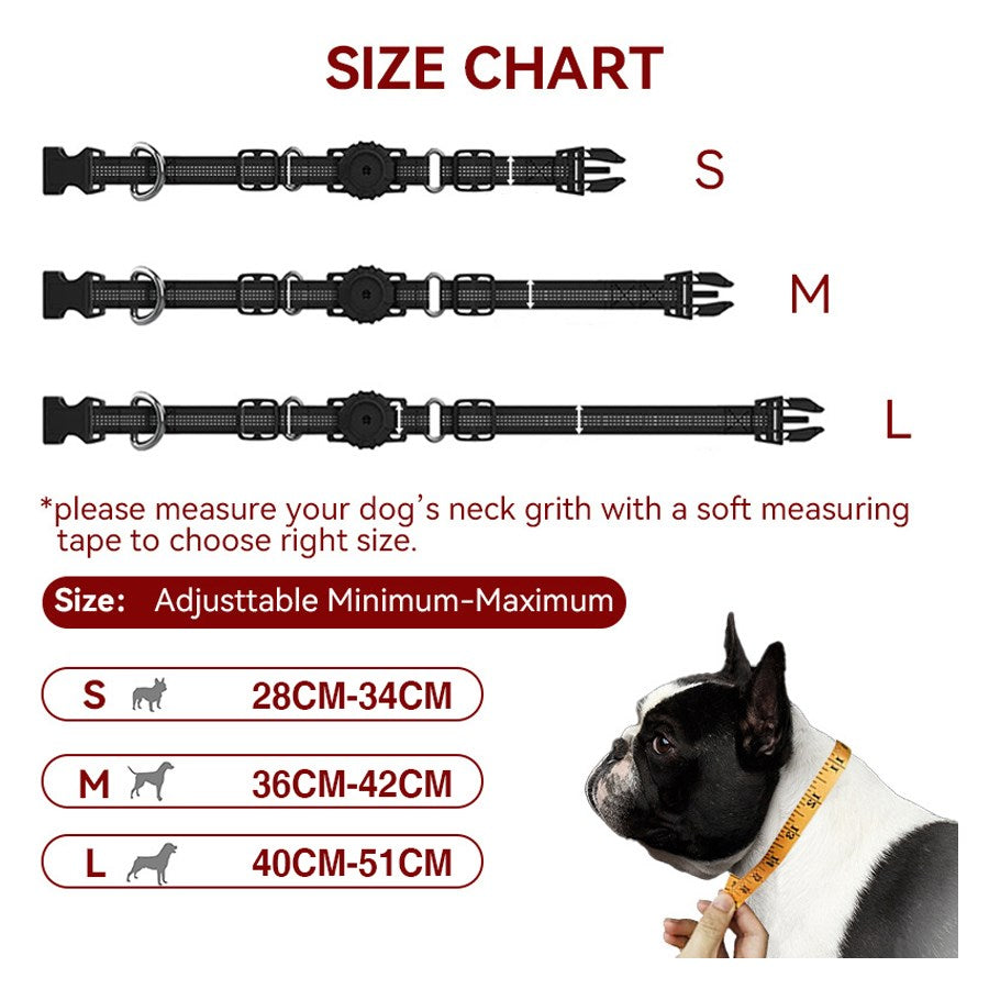 LPCOVER0030 Lippa Collar For Dogs, Size M 36 42 Cm, Black 4