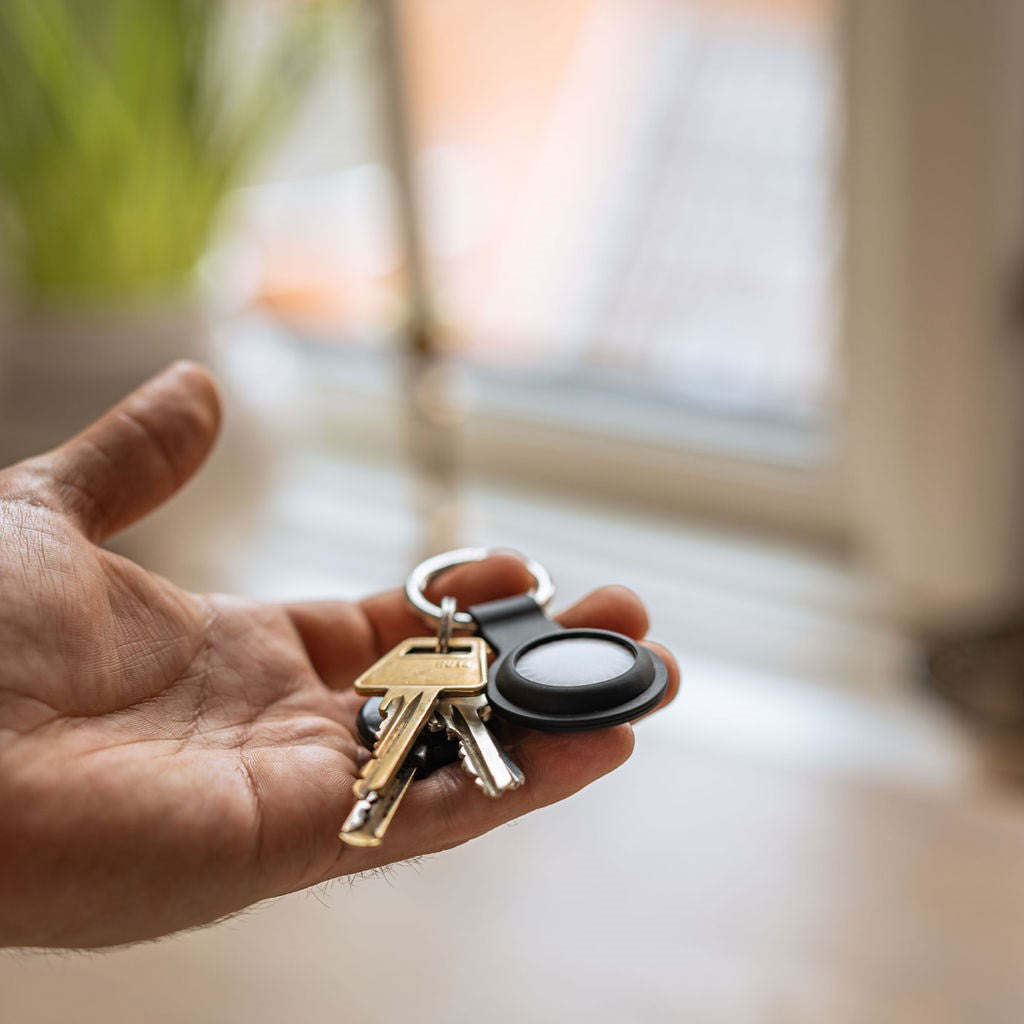 LPCOVER0032 Lippa Keyring For Airtag And Smart Finder,Black 5
