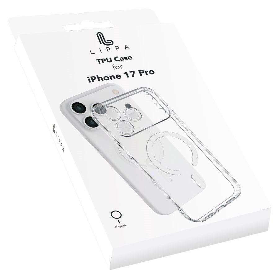 LPCOVER0063 Lippa Magsafe Iphone 17 Pro Cover,Clear 3
