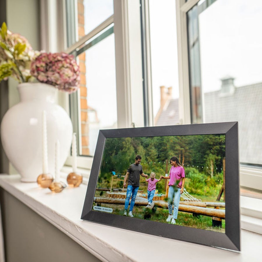 LPFR10 Lippa 10 Tommer Digital Frameo Billederamme Sort 6