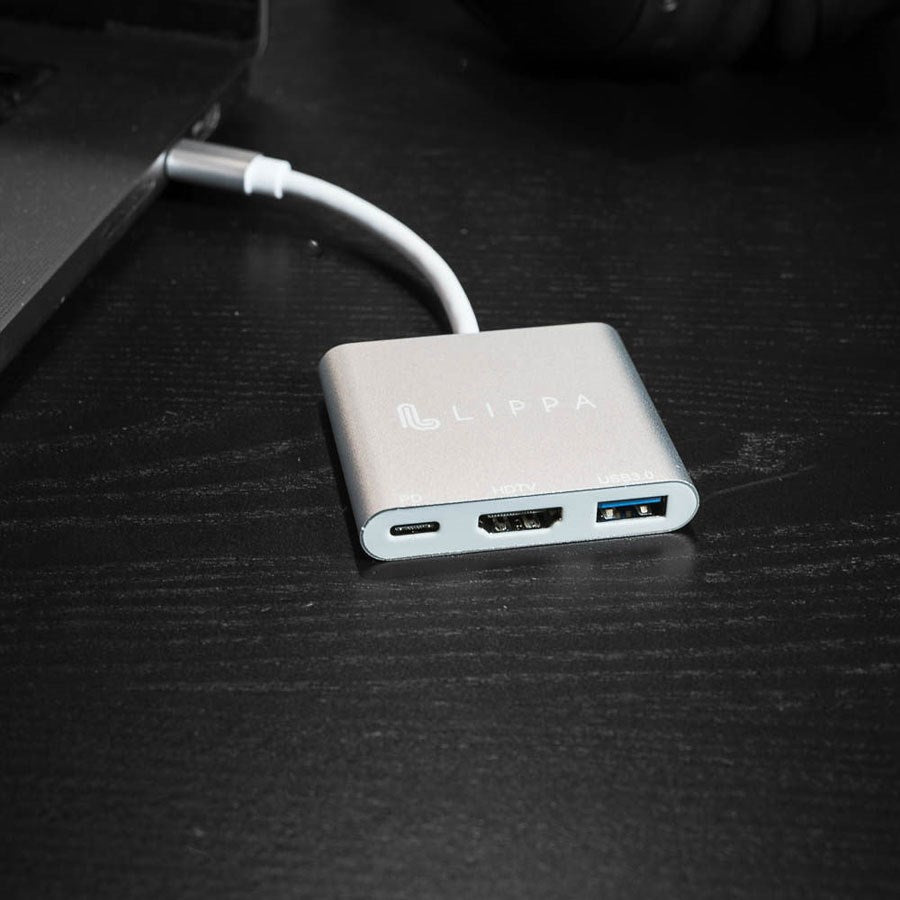 LPGQ22H122 Lippa 3 In 1 87W USB C PD 4K HDMI Hub 04