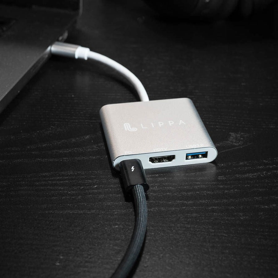 LPGQ22H122 Lippa 3 In 1 87W USB C PD 4K HDMI Hub 05