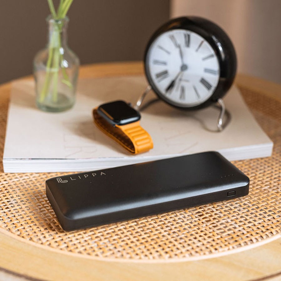 LPPB26800FC Lippa 26.800 Mah Powerbank 45W USB C PD Og QC USB A Output Sort 6