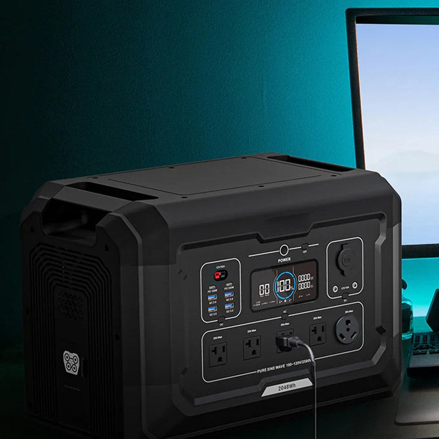 Lpps 2500W Lippa 2500W Power Station, 2048Wh, M. App Og Wifi 7