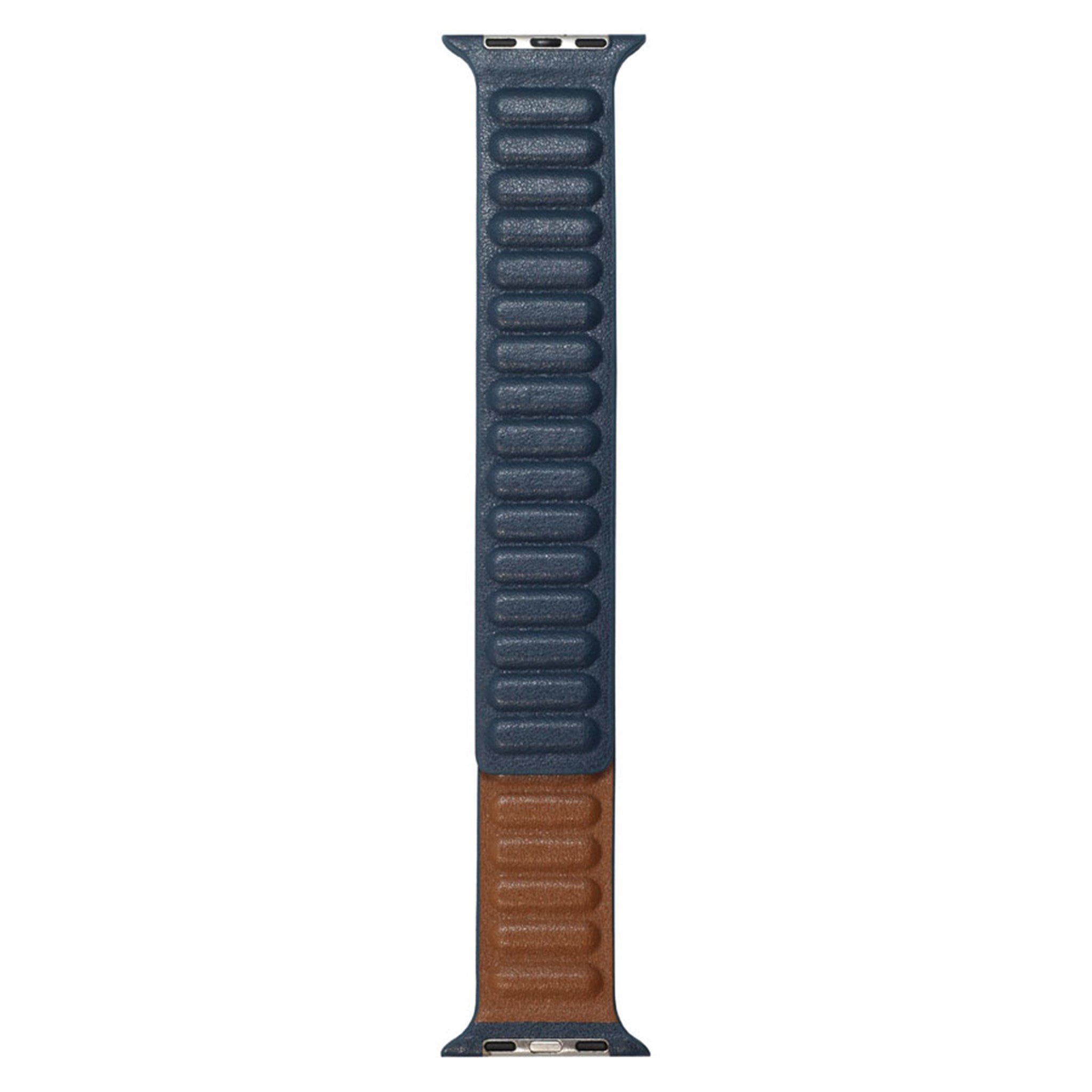LPAW002 Lippa Apple Watch Magnetisk Læderrem (38, 40, 41), Navy Blå 4