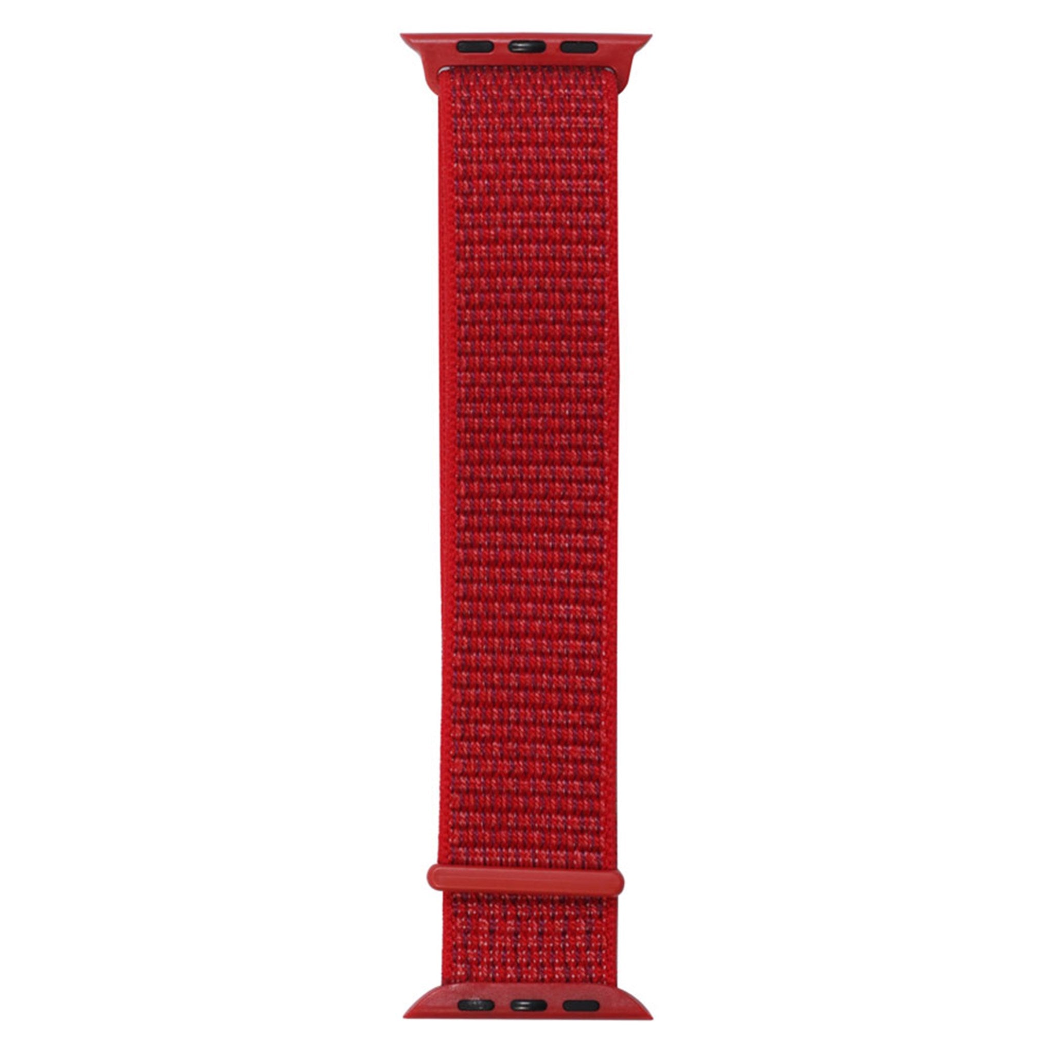 LPAW015 Lippa Apple Watch Nylonrem (38, 40, 41), Rød 3