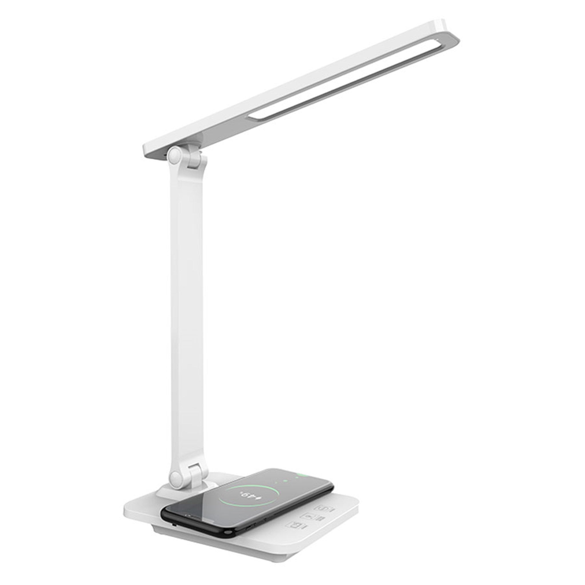 LPL 089 Lippa LED Skrivebordslampe Med Trådløs Opladning, Hvid 2