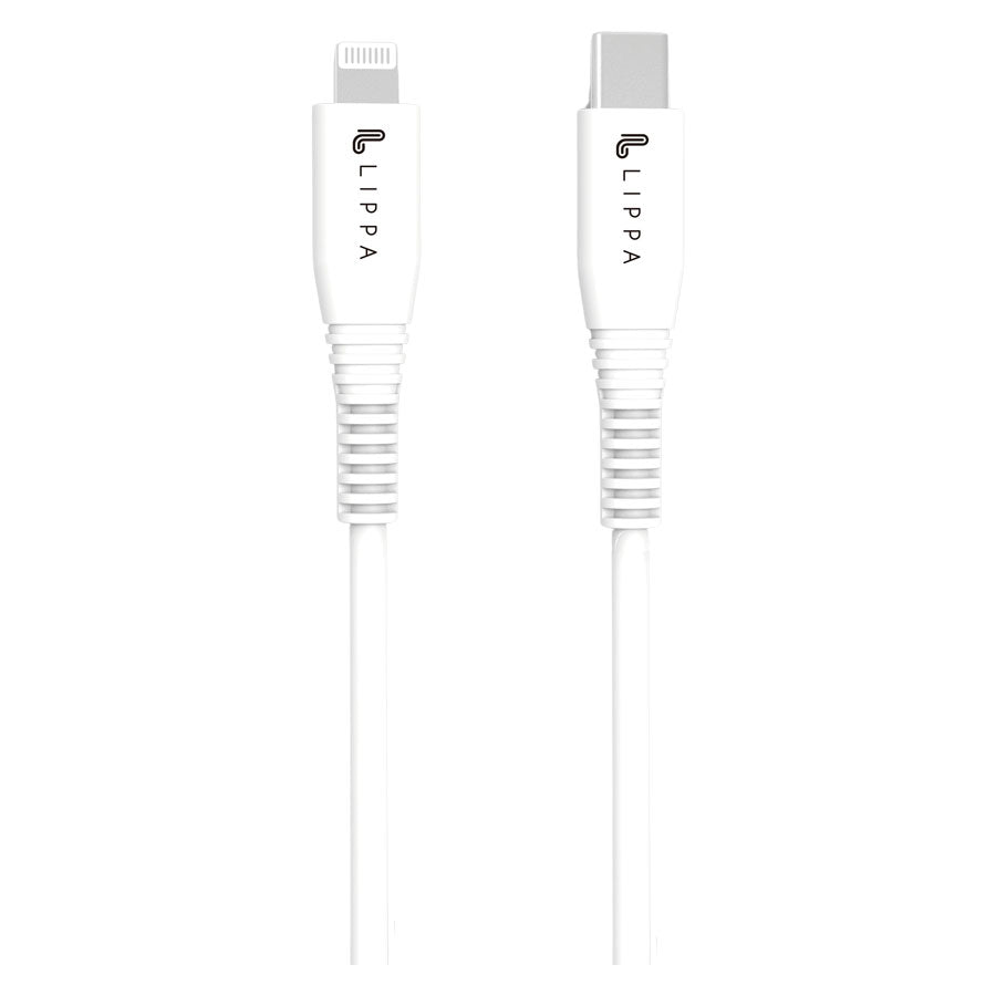 USB-C til MFi Lightning kabel 2 m, Hvid