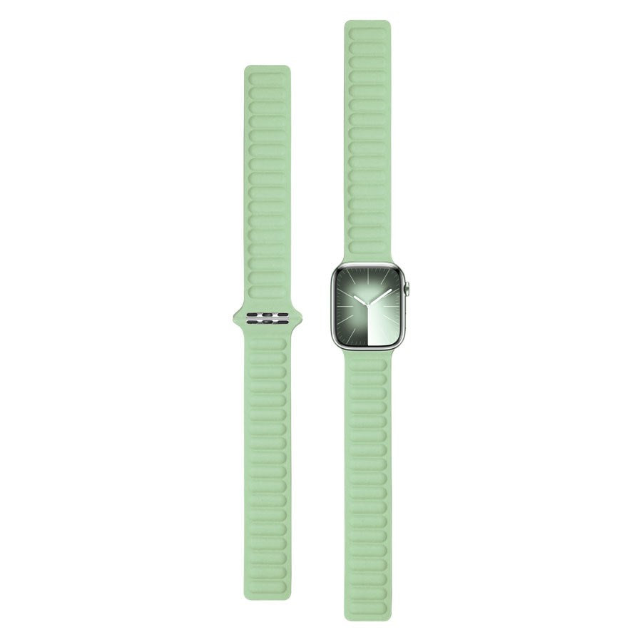 LPAW062 Lippa Apple Watch Magnetisk Læderrem 38 40 41, Turkis 2