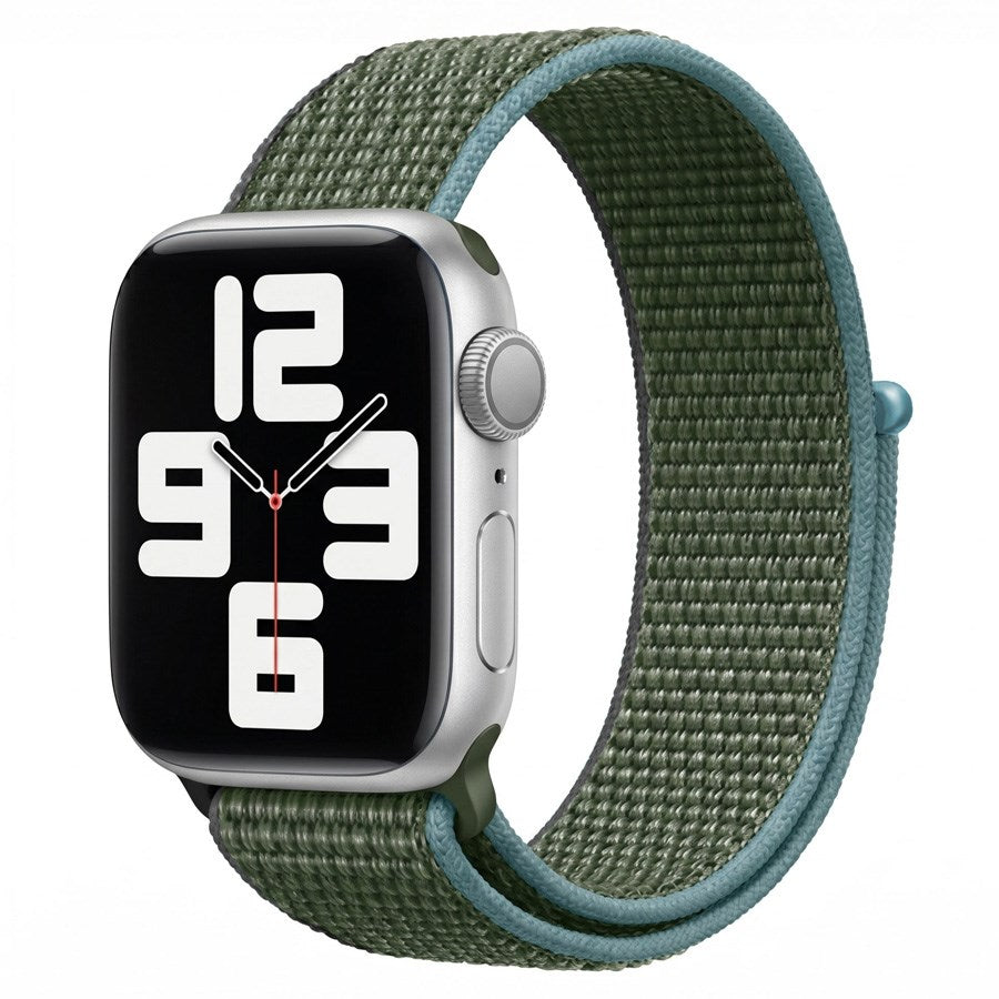 Apple Watch nylonrem 38/40/41, Mørkegrøn – LPAW064