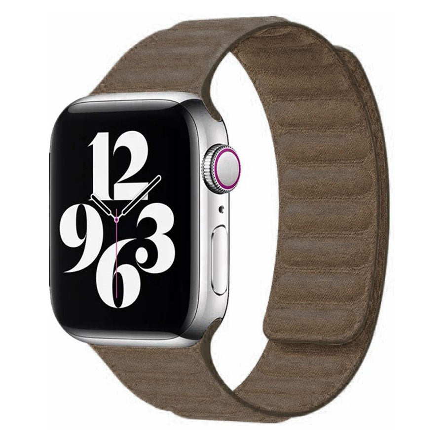 LPAW073 Lippa Apple Watch Finewoven Rem 38 40 41, Grå 1