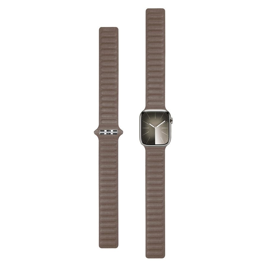 LPAW073 Lippa Apple Watch Finewoven Rem 38 40 41, Grå 2