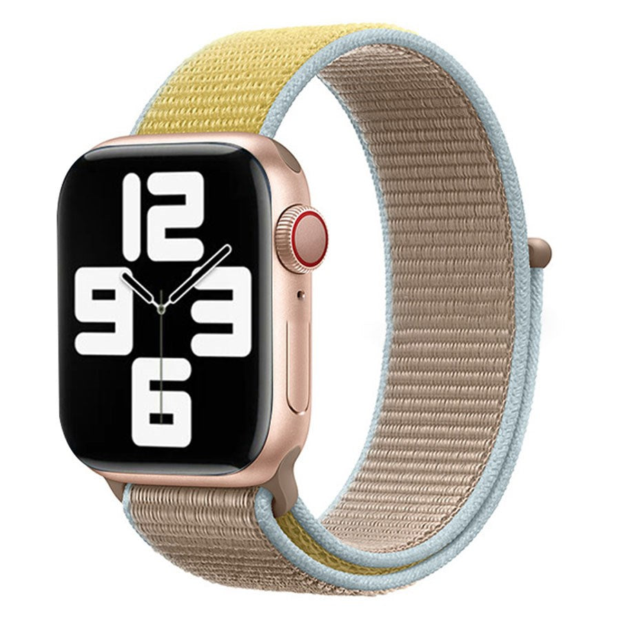 LPAW103 Lippa Apple Watch Nylonrem 42 44 45 49, Karamel 1