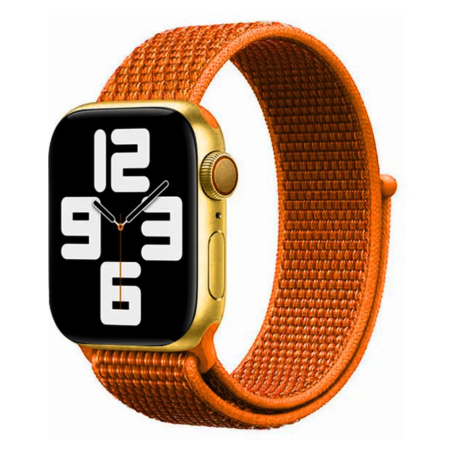 LPAW106 Lippa Apple Watch Nylonrem 42 44 45 49, Papaya 1