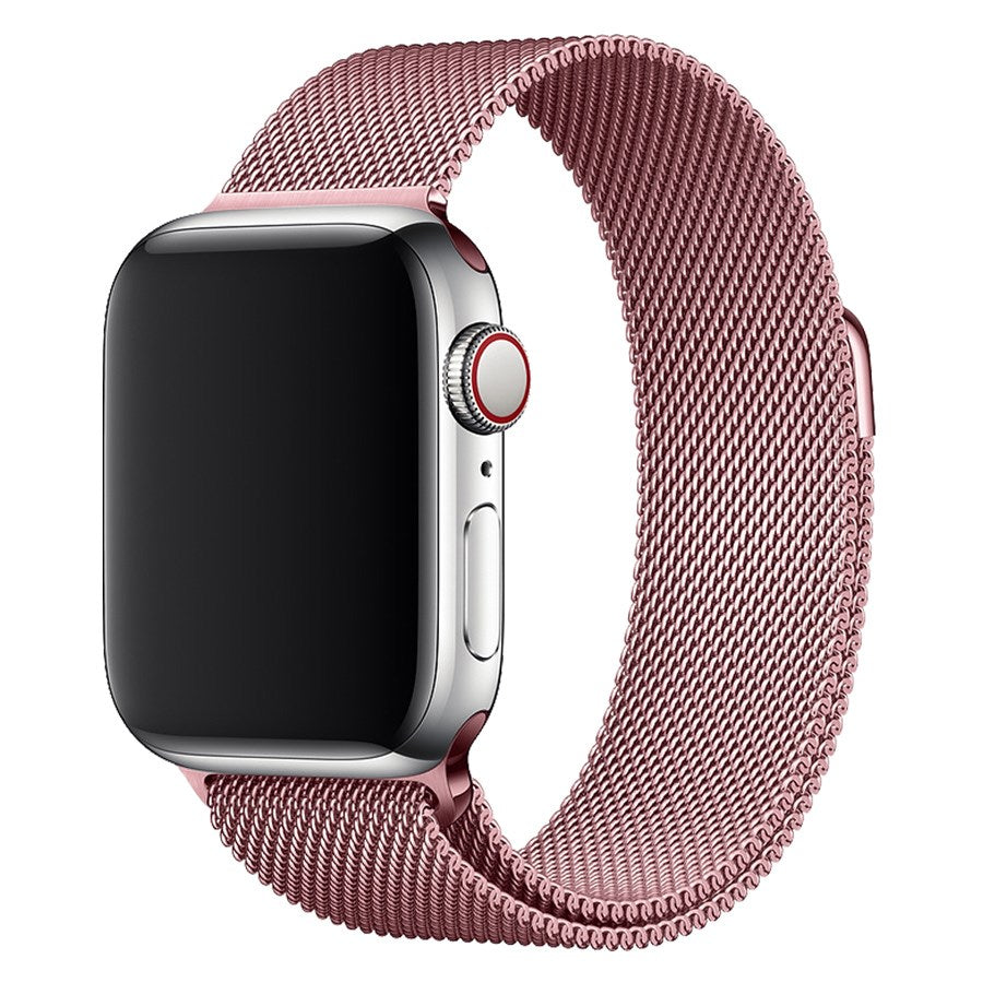 LPAW123 Lippa Apple Watch Rustfri Stål Rem 42 44 45 49, Rose Gold 1 (1)