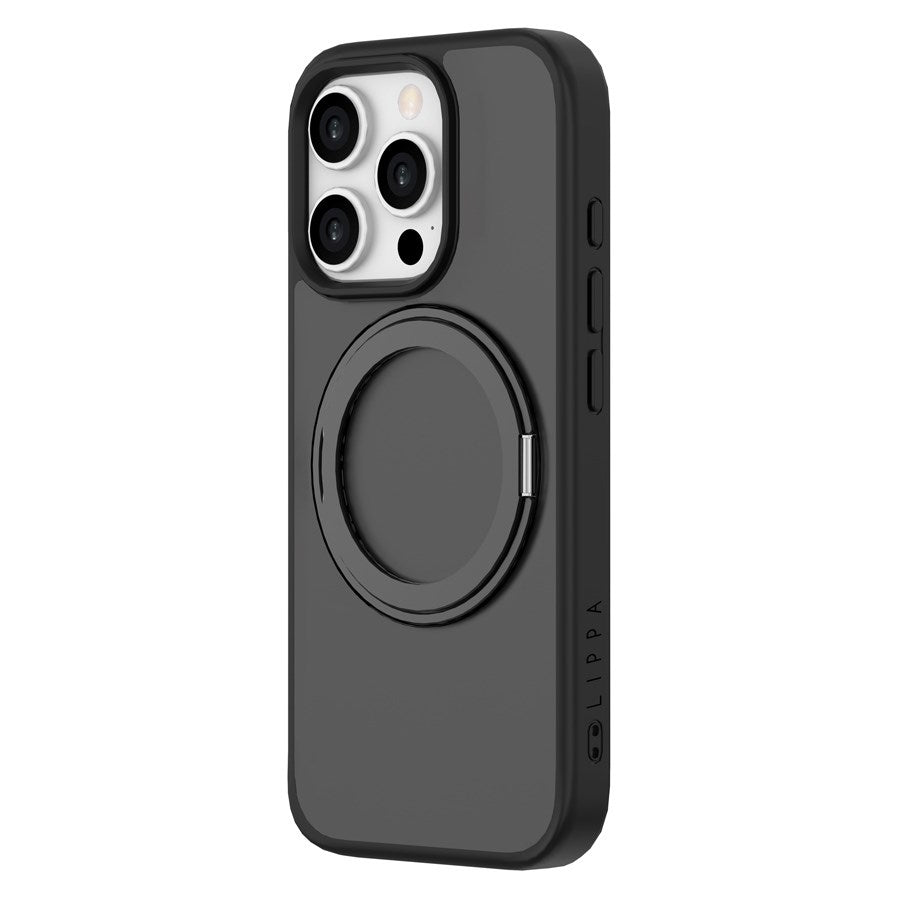 LPCOVER0004 Lippa Magsafe 360 Rotating Iphone 16 Pro Cover,Black 5