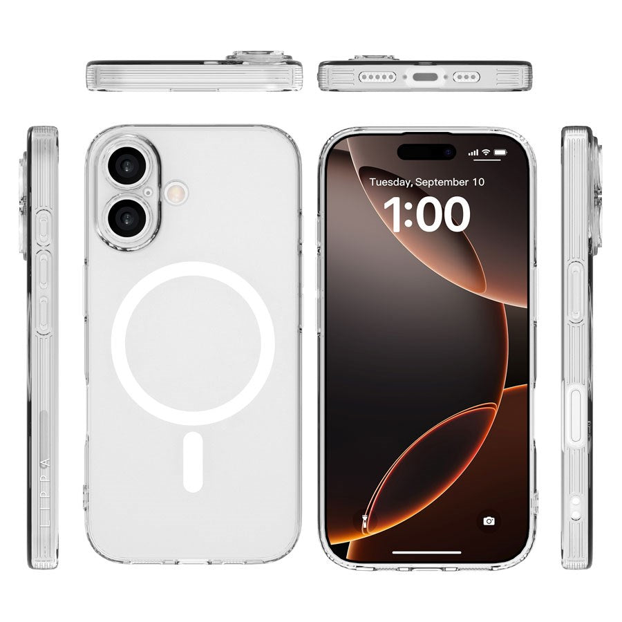LPCOVER0015 Lippa Magsafe Iphone 16 Cover,Clear 1