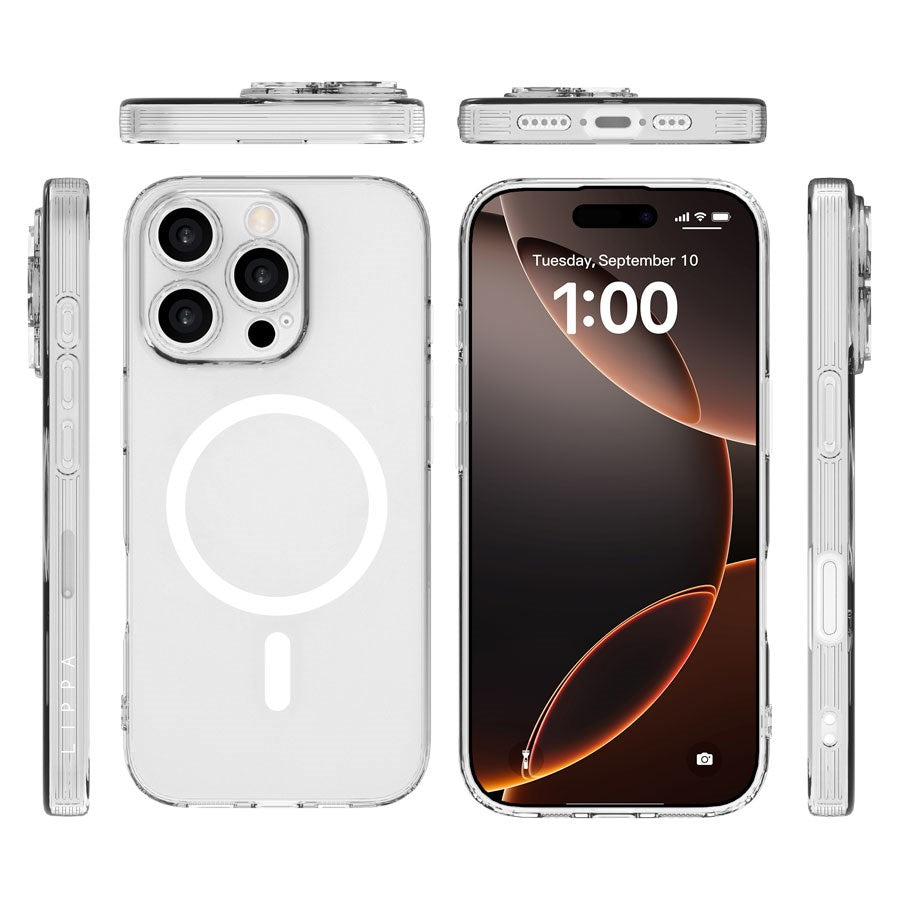 LPCOVER0016 Lippa Magsafe Iphone 16 Pro Cover,Clear 1