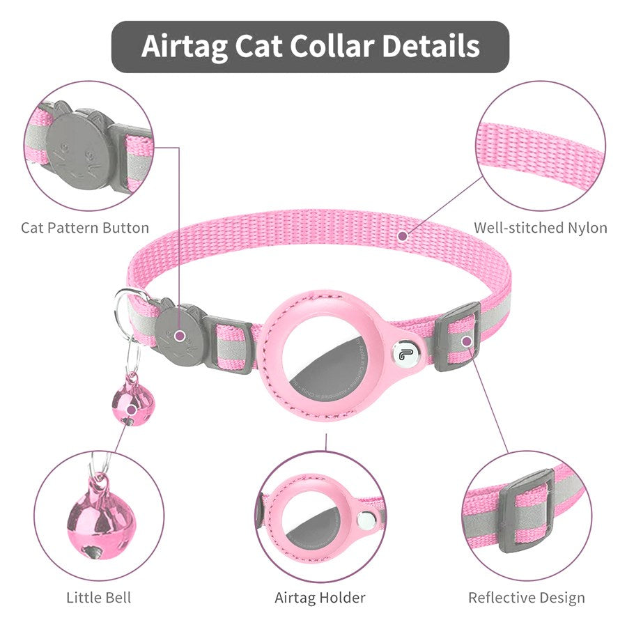 LPCOVER0026 Lippa Collar For Cats And Dogs, 22 32 Cm, Pink 4