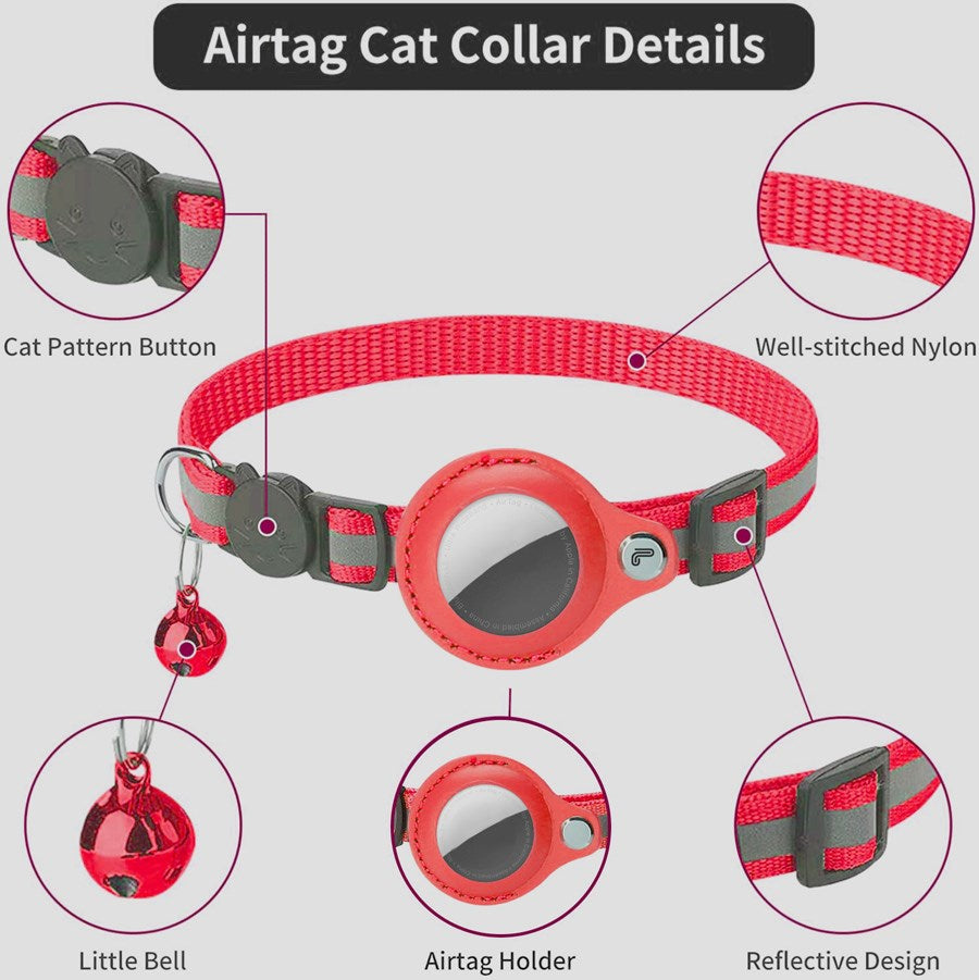 LPCOVER0027 Lippa Collar For Cats And Dogs, 22 32 Cm, Red 3