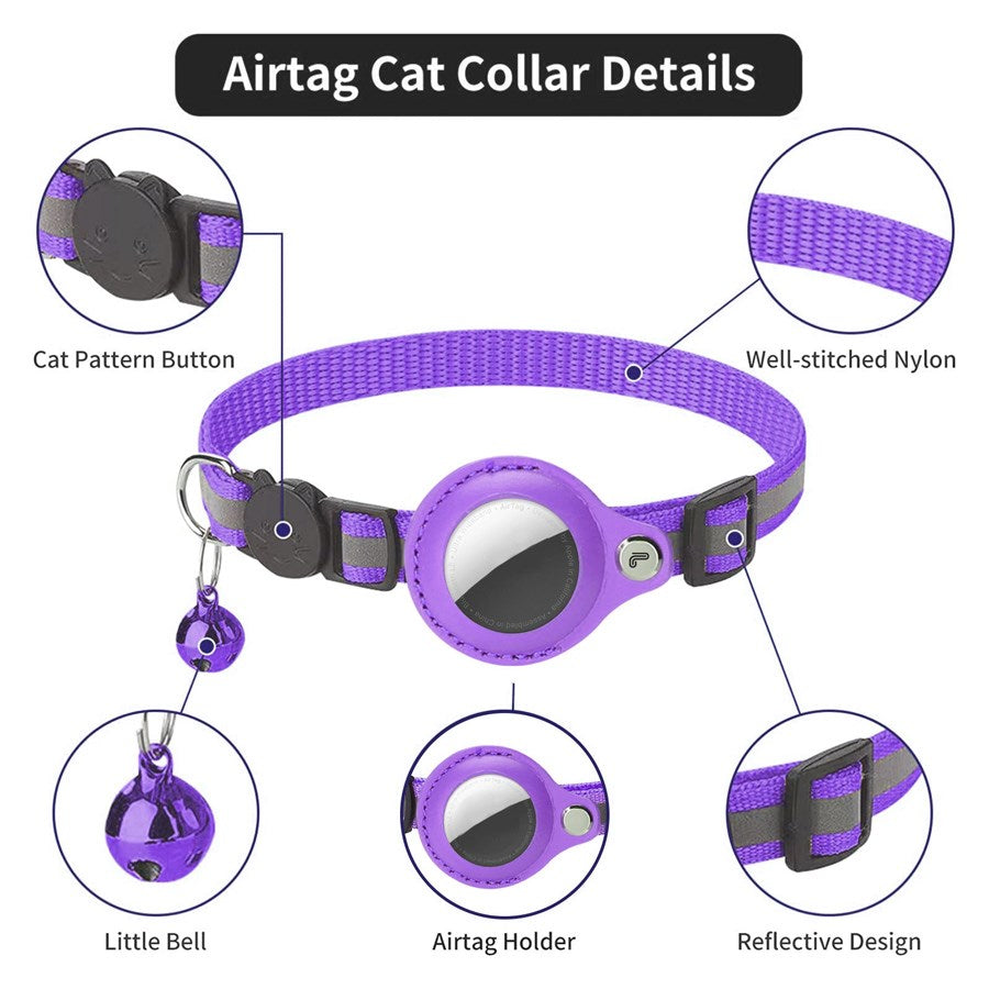 LPCOVER0028 Lippa Collar For Cats And Dogs, 22 32 Cm, Purple 4