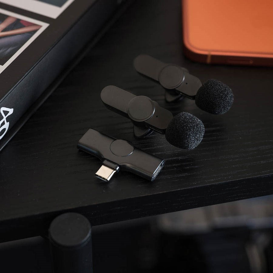 LPK52 C Lippa Dobbelt Trådløs Lavalier Mikrofon, USB C 06