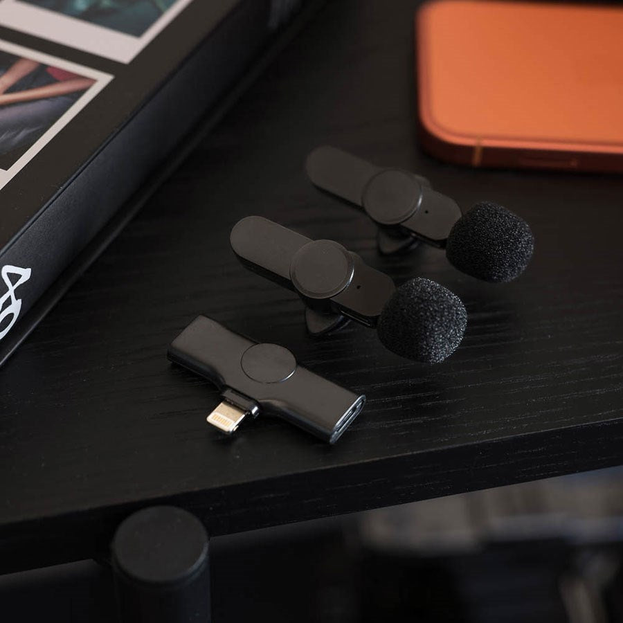 LPK52 L Lippa Dobbelt Trådløs Lavalier Mikrofon, USB C 06