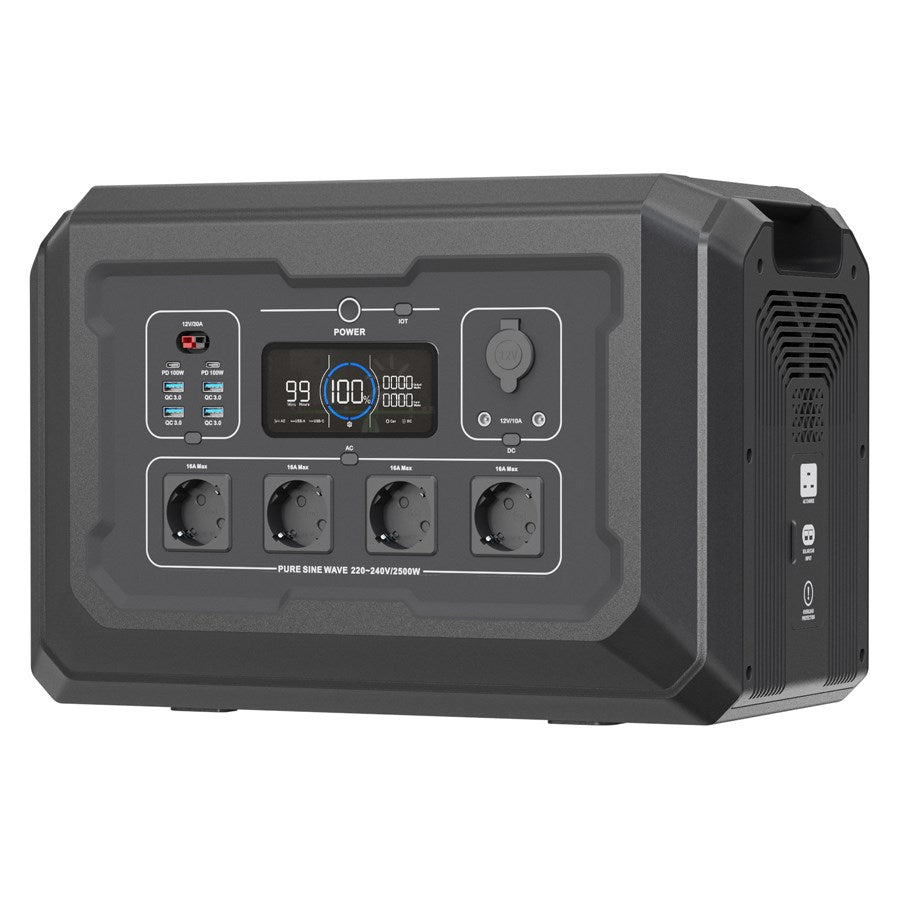 Lpps 2500W Lippa 2500W Power Station, 2048Wh, M. App Og Wifi 1