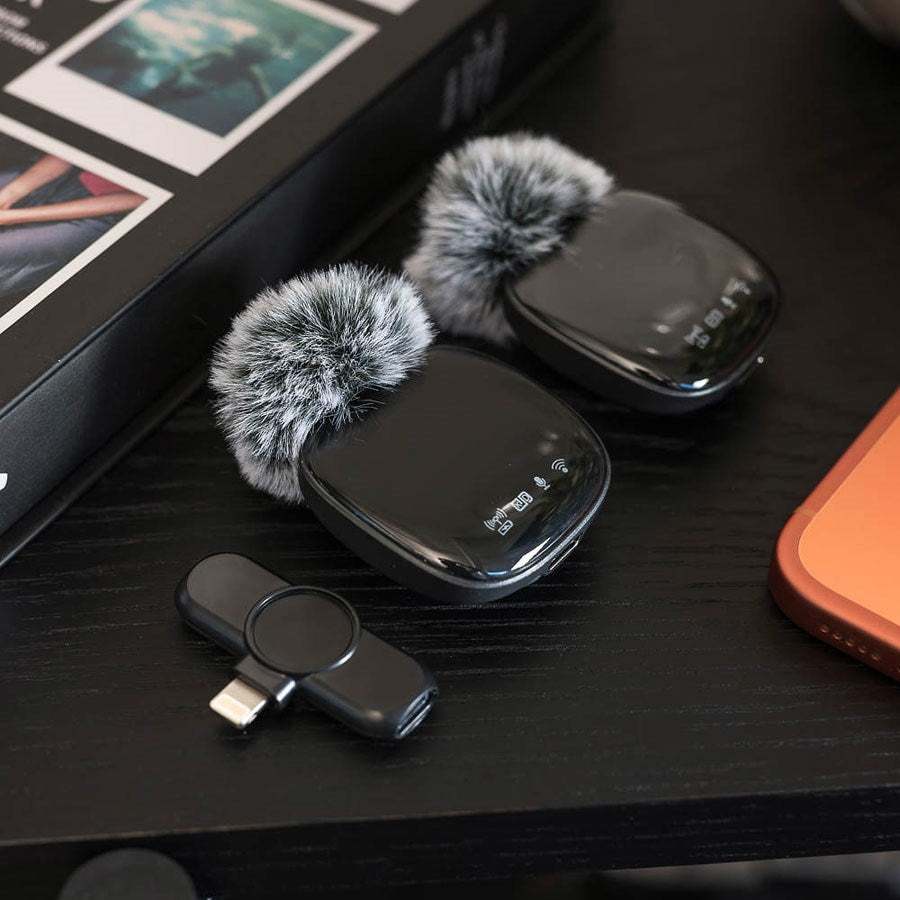 LPR82 L Lippa Pro 2 Pak Trådløs Støjreducerende Mikrofon, Lightning 06