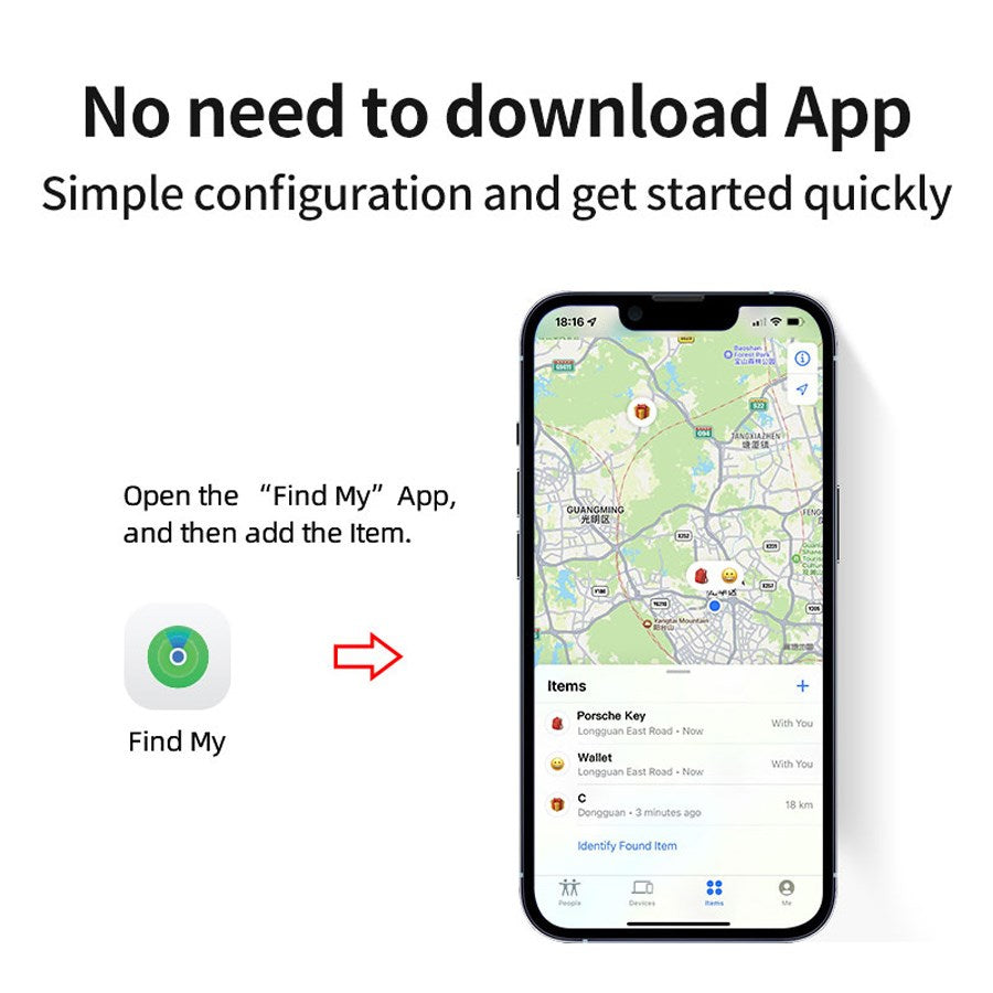 LPSF 1 Lippa Smart Finder For Keys, Things And Pets, Apple Find My, 1 Pcs 5