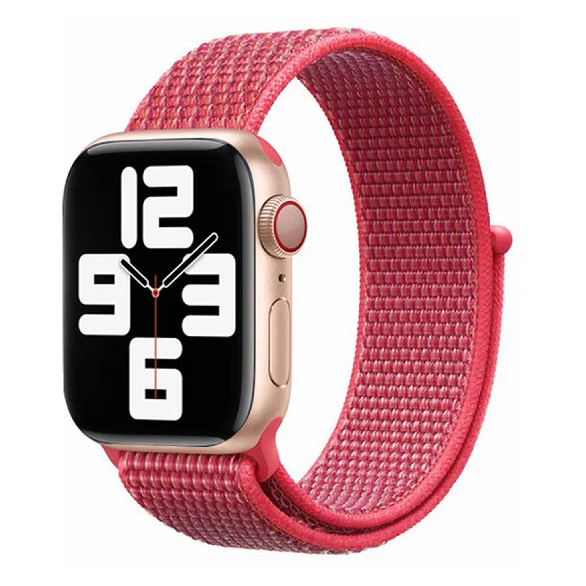 LPAW015 Lippa Apple Watch Nylonrem (38, 40, 41), Rød 1