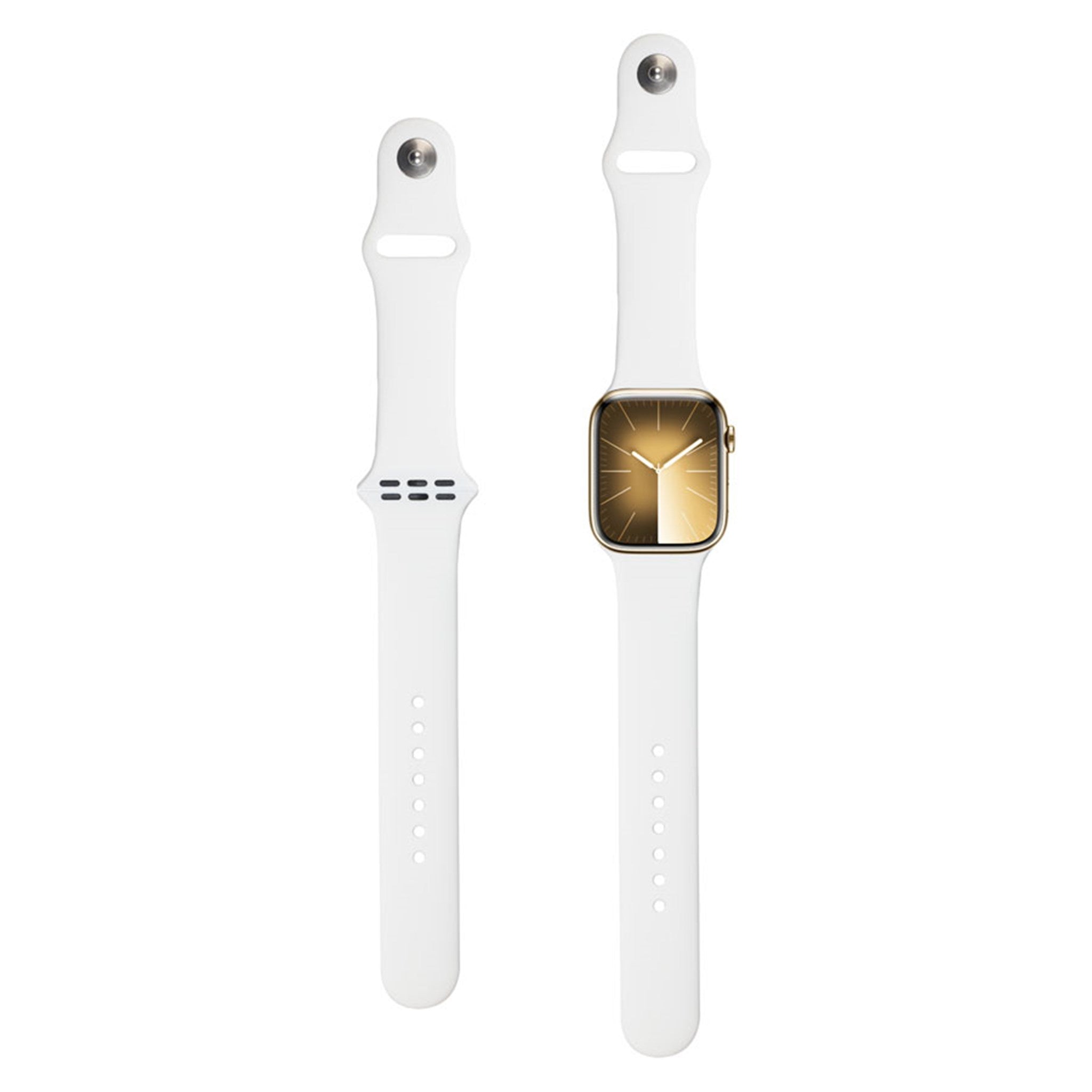 LPAW035 Lippa Apple Watch Silikonerem (42, 44, 45, 49), Hvid 2