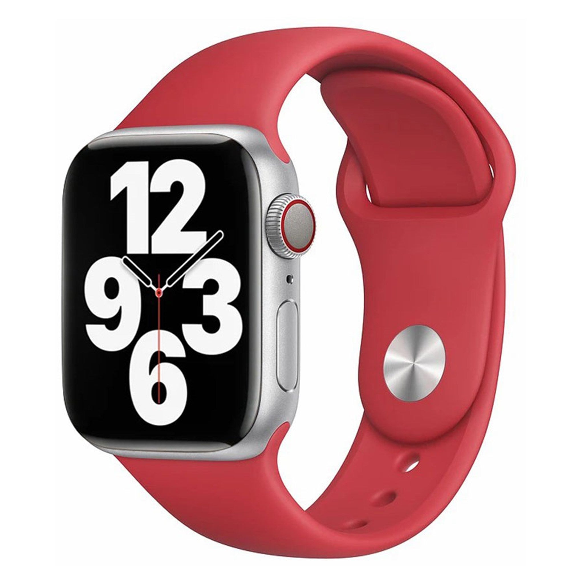 LPAW038 Lippa Apple Watch Silikonerem (42, 44, 45, 49), Rød 1