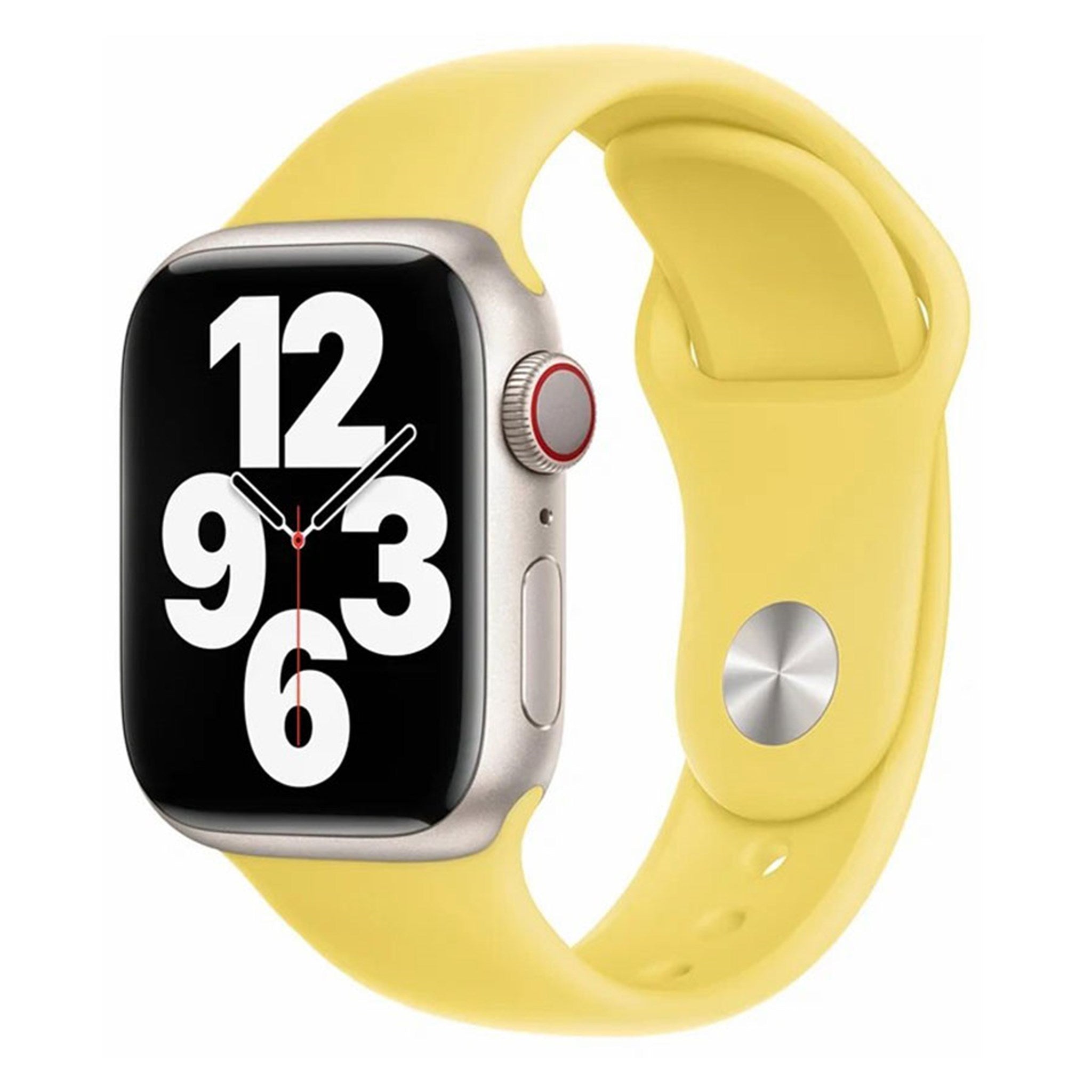 LPAW039 Lippa Apple Watch Silikonerem (42, 44, 45, 49), Gul 1