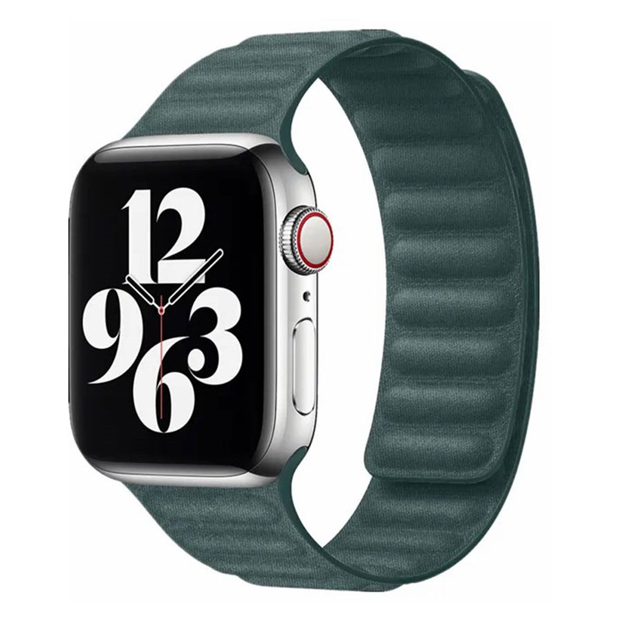 LPAW052 Lippa Apple Watch Finewoven Rem (42, 44, 45, 49), Grøn 1