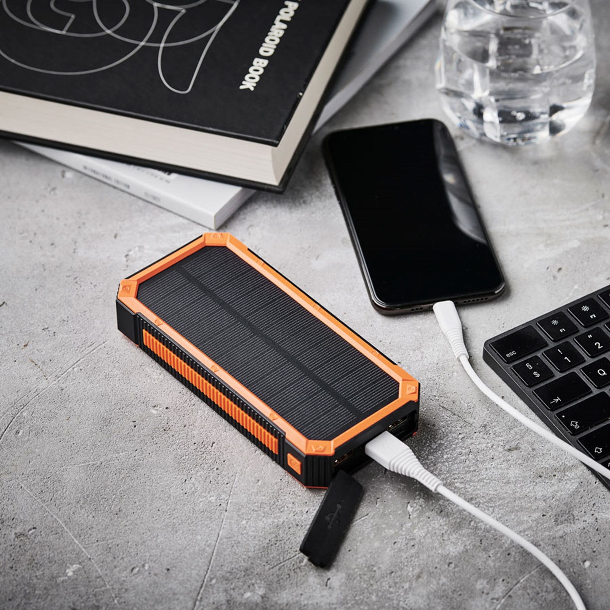 LPPB20000SPF Lippa 20.000 Mah 7W Foldable Solar Powerbank Møtk