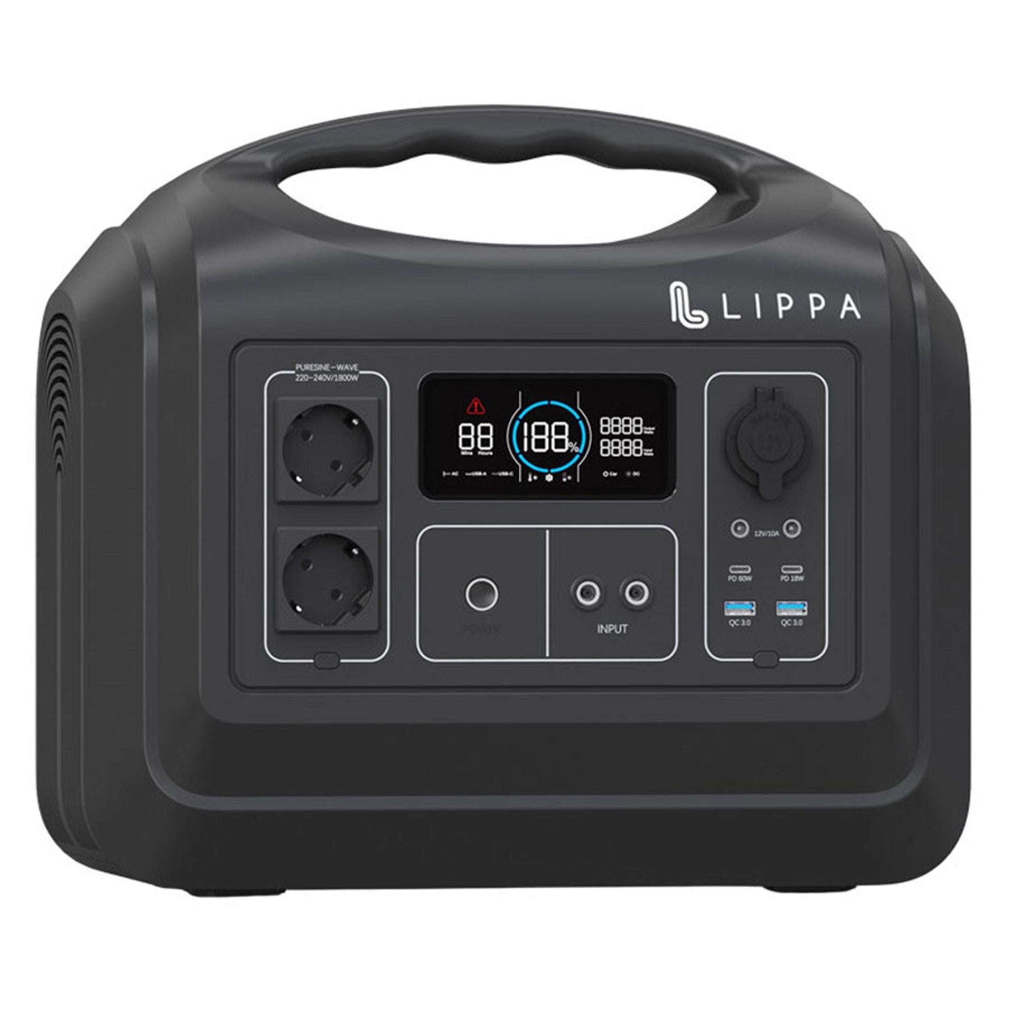 LPPS 1448 Lippa Power Station 1488 Wh Black 1