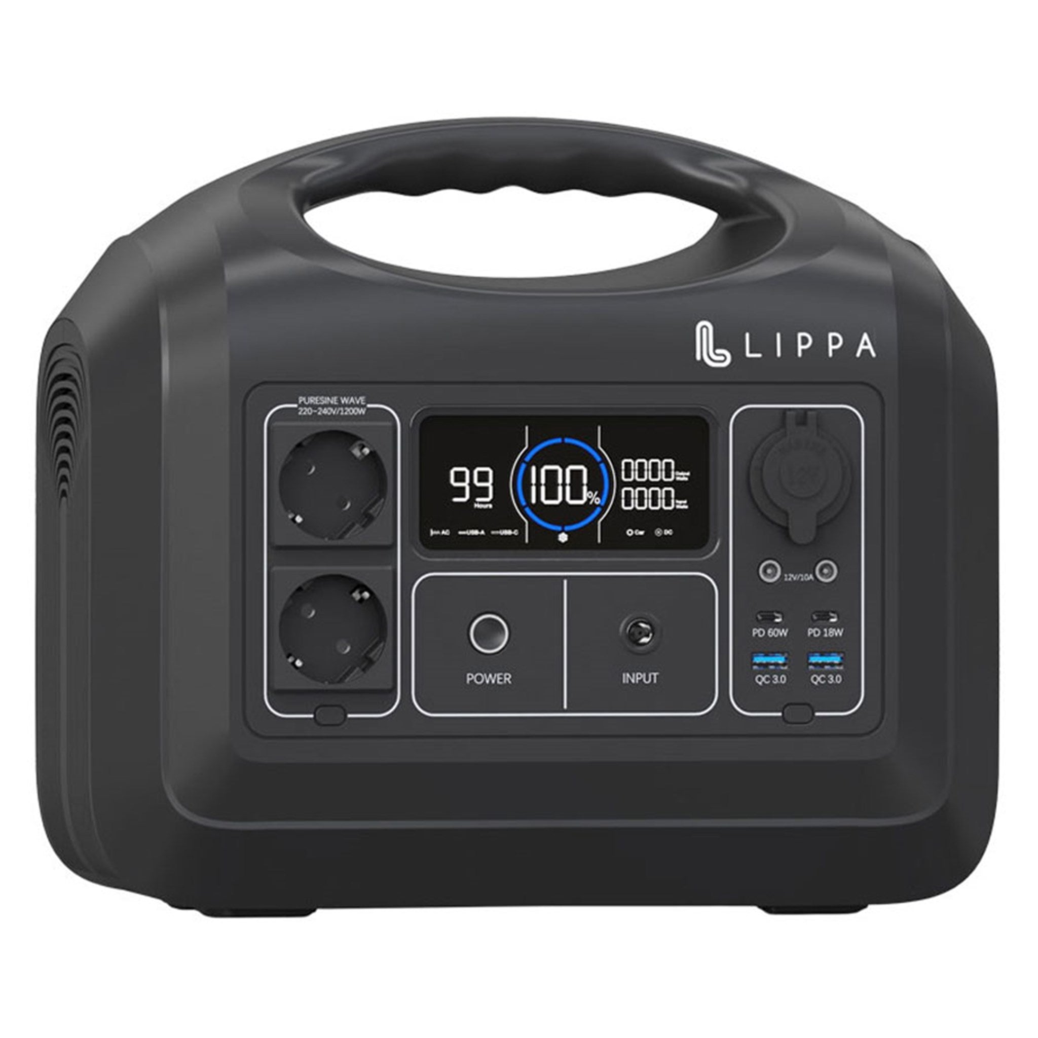 LPPS 992 Lippa Power Station 992 Wh Black 1