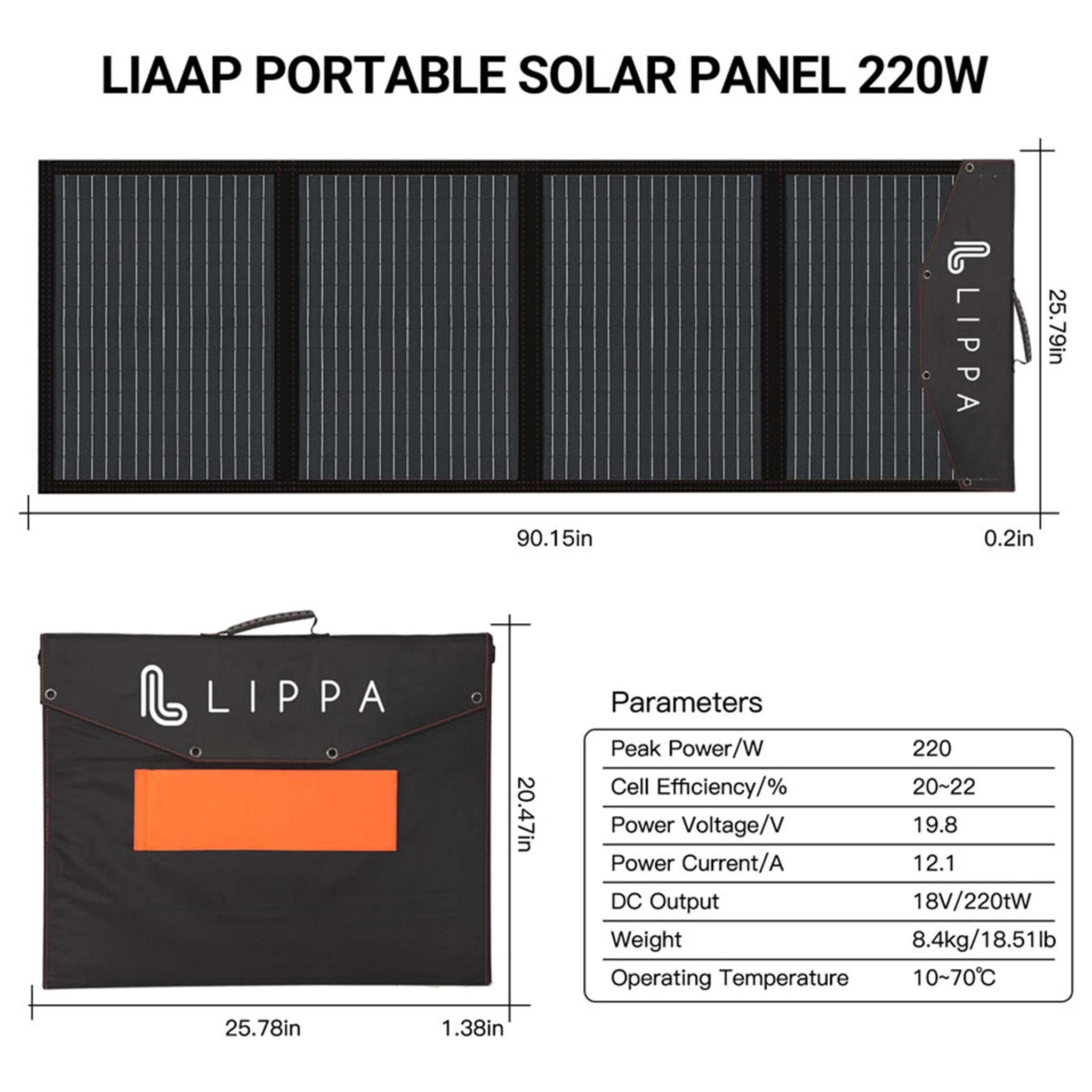 LPSP220 Lippa Solar Panel 220W Black 5 (Can You Change The Name LIAAP)